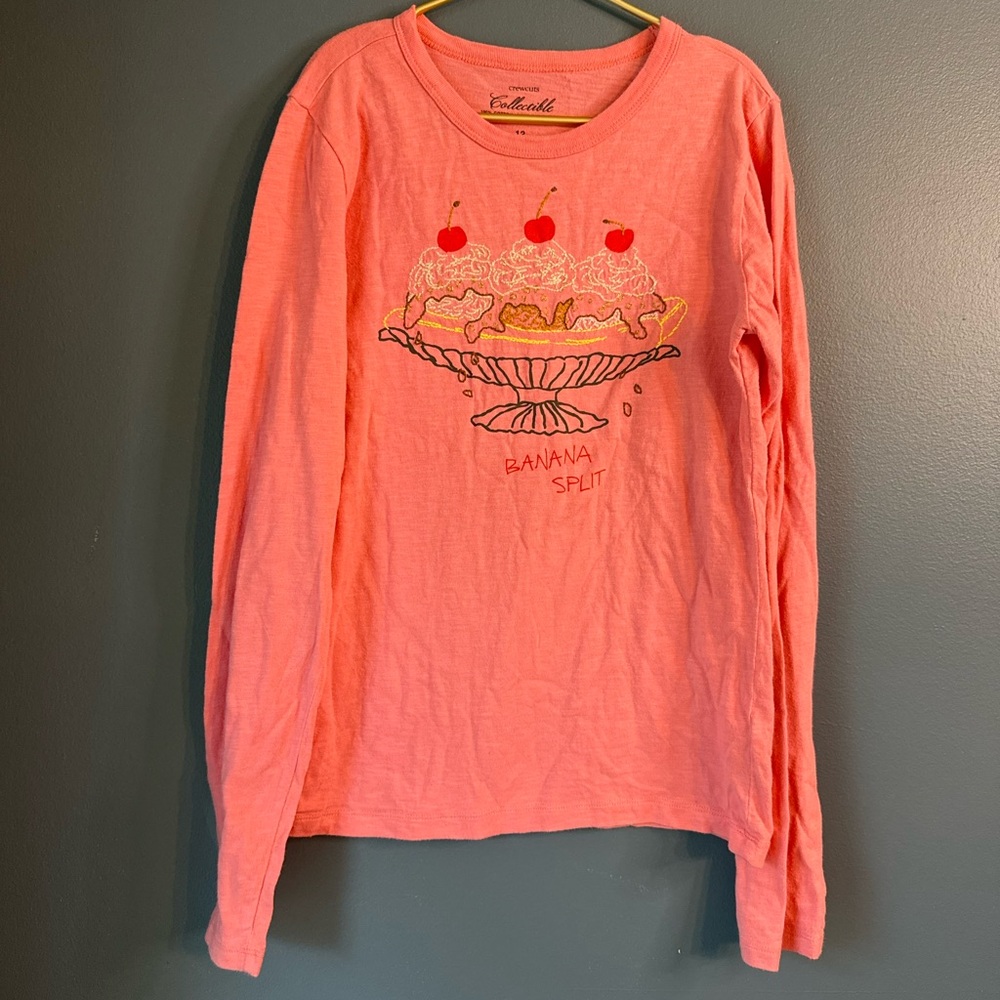 Crewcuts collectible long sleeve banana split tee‎